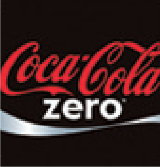 Logo de coca cola zéro.