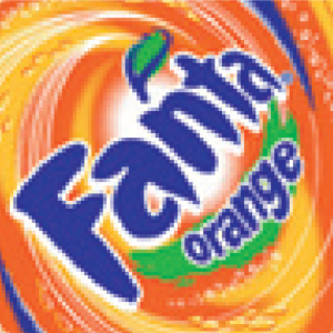 Logo de Fanta orange.