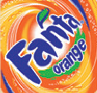 Logo de Fanta orange.