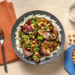 ~Plat du jour 1 : Wok d’aubergines